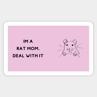 I'm a rat mom Sticker